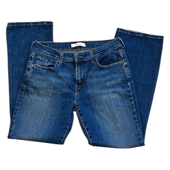 Levi’s 515 Low Rise Boot Cut Jeans Size 6 Short Women’s Jeans Medium Wash Denim - Picture 8 of 9